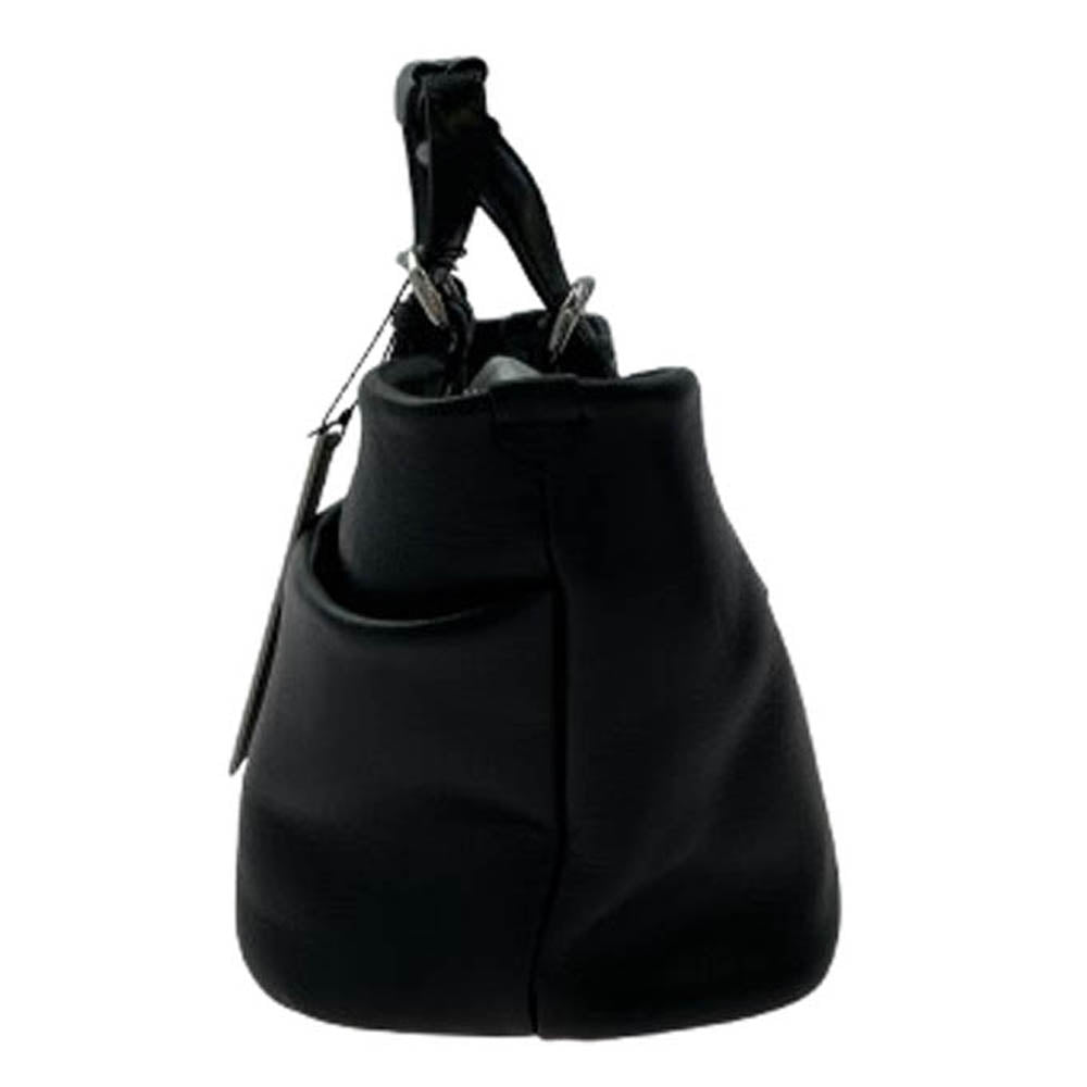 aniary アニアリ 37-02001 Artisan Leather アルティザン レザー 牛革 ミニ トート バッグ ブラック系【新古品】【未使用】【中古】