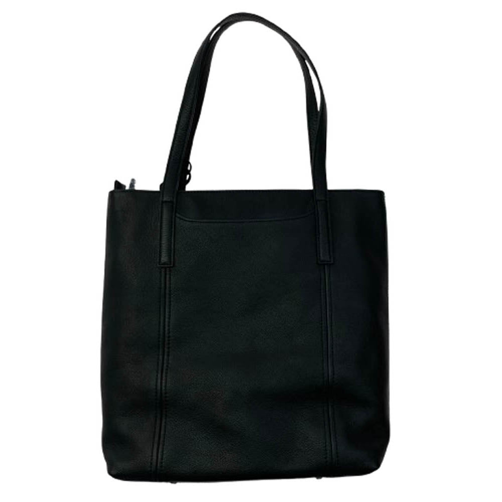 aniary アニアリ 07-02012 Shrink Leather シュリンク レザー ブリーフ ケース トート ビジネス バッグ ブラック系【新古品】【未使用】【中古】