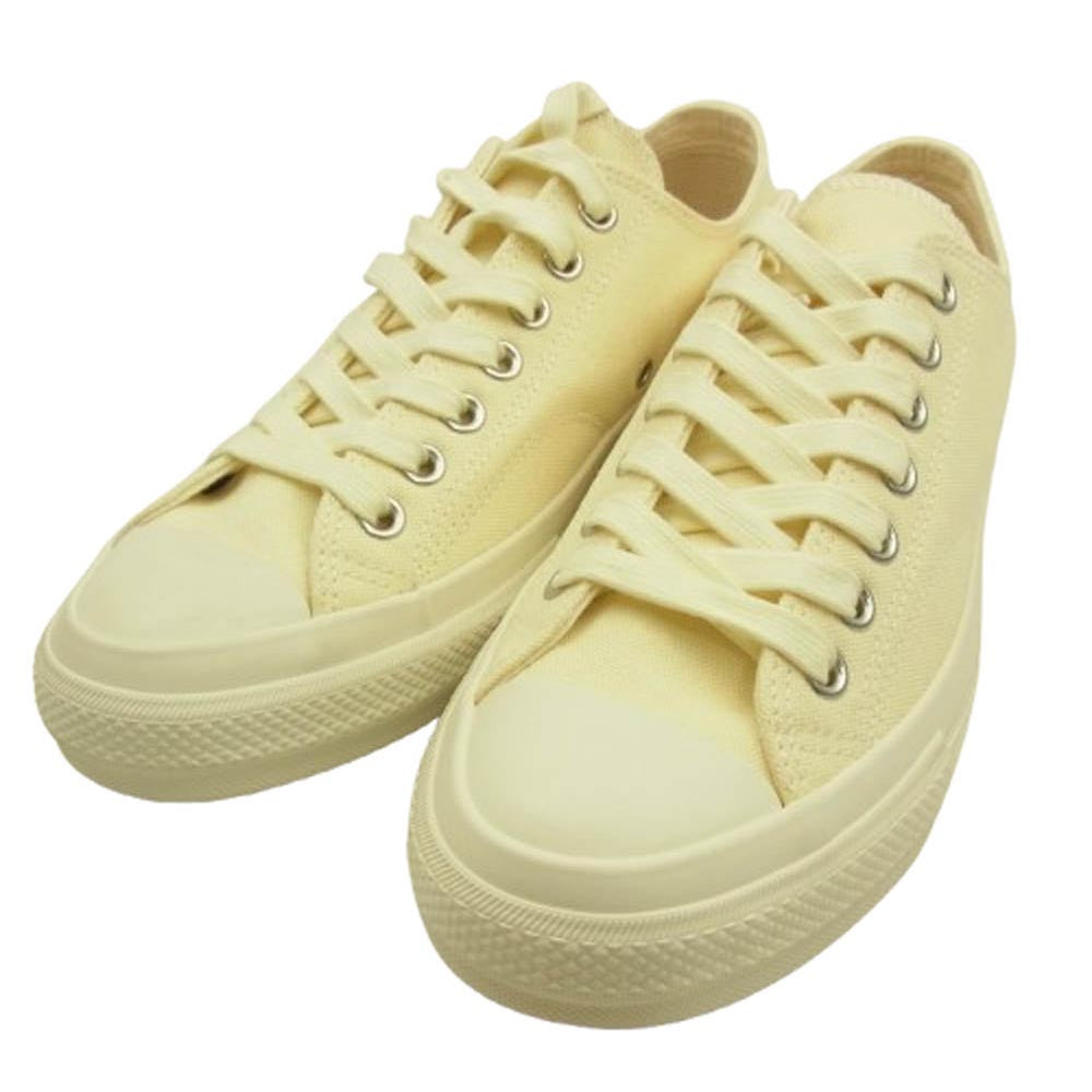 CONVERSE コンバース 1AD250 × addict アディクト CHUCK TAYLOR CANVAS OX チャクテイラー キャンバス ローカット スニーカー White ホワイト オフホワイト系 27cm【新古品】【未使用】【中古】