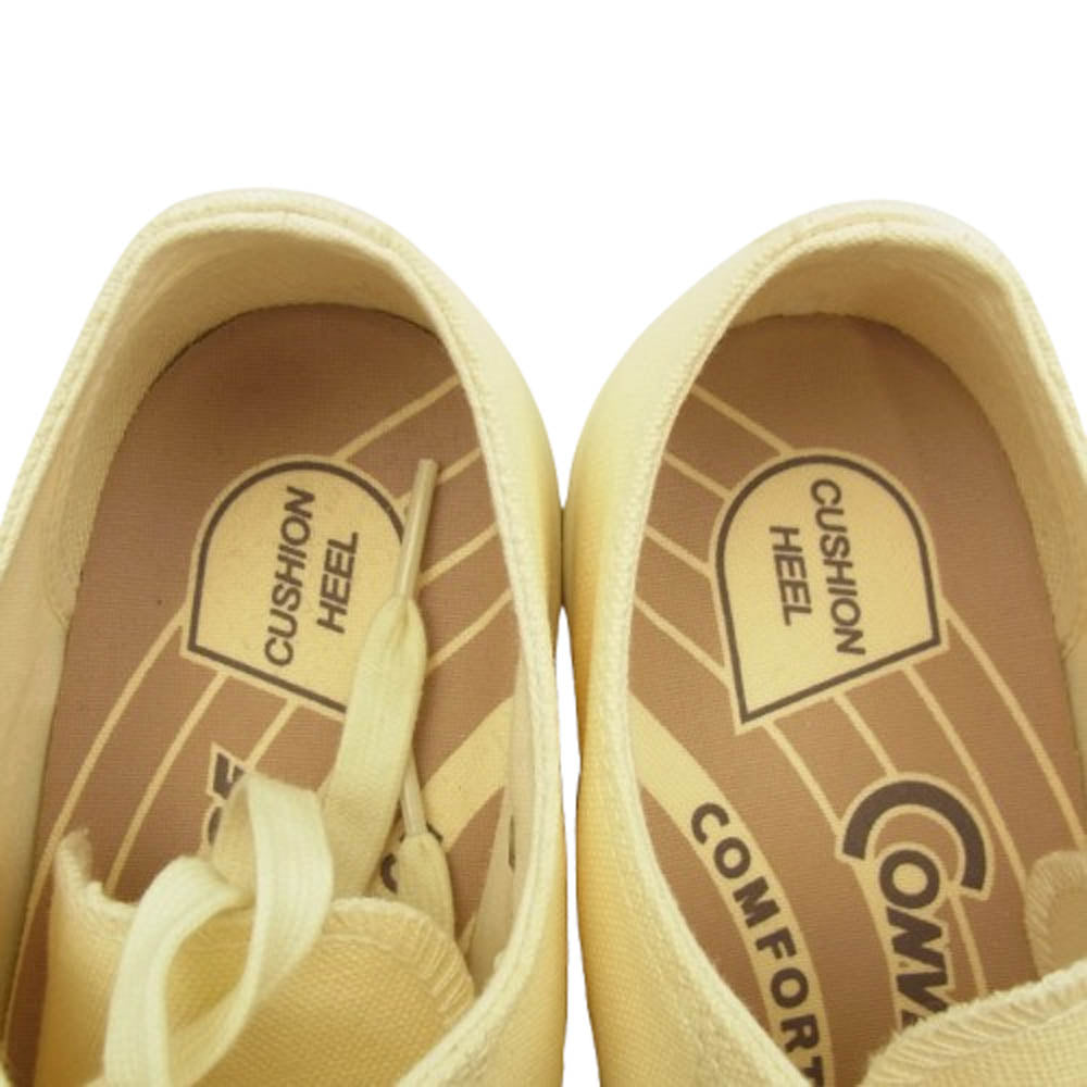 CONVERSE コンバース 1AD250 × addict アディクト CHUCK TAYLOR CANVAS OX チャクテイラー キャンバス ローカット スニーカー White ホワイト オフホワイト系 27cm【新古品】【未使用】【中古】