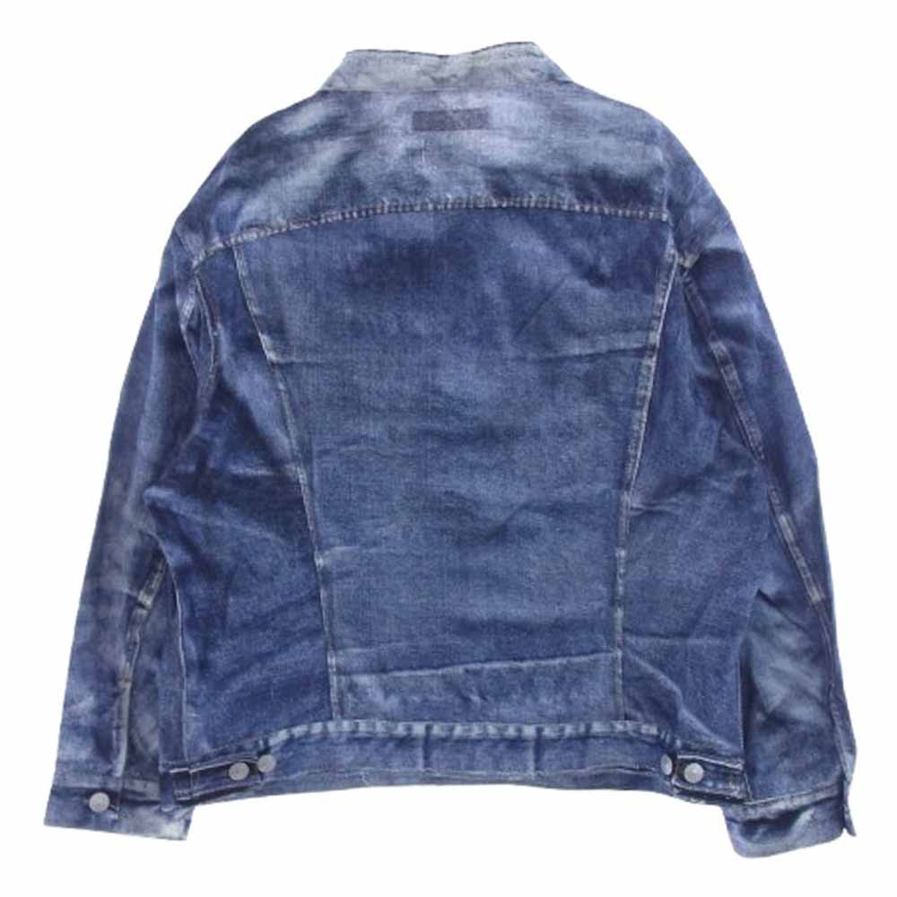 JUNYA WATANABE COMME des GARCONS MAN ジュンヤワタナベコムデギャルソンマン 25SS WO-J911-100 × Levi's BerBerJin リーバイス ベルベルジン デニム 転写 ジャケット M インディゴブルー系 M【新古品】【未使用】【中古】