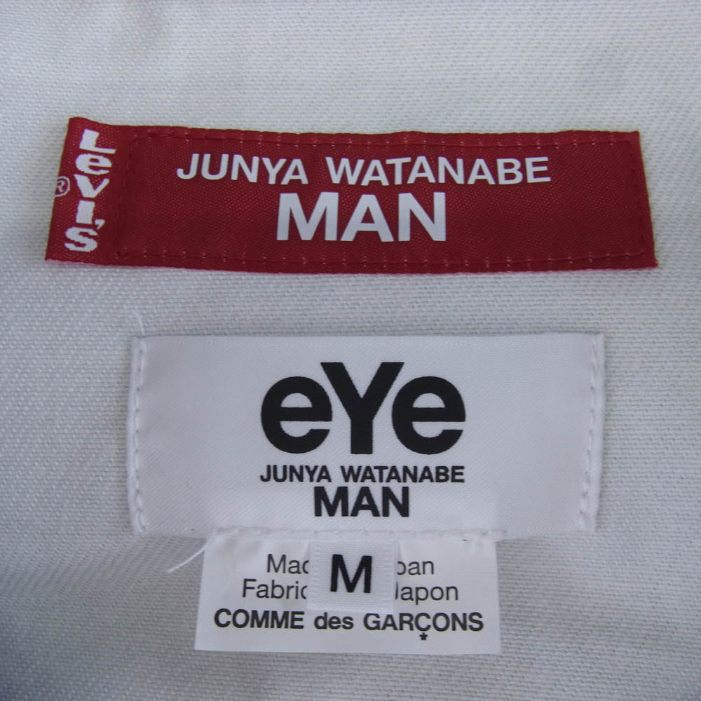 JUNYA WATANABE COMME des GARCONS MAN ジュンヤワタナベコムデギャルソンマン 25SS WO-J911-100 × Levi's BerBerJin リーバイス ベルベルジン デニム 転写 ジャケット M インディゴブルー系 M【新古品】【未使用】【中古】