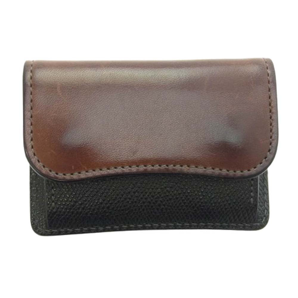 WILDSWANS ワイルドスワンズ TONGUE タング サドルプルアップ コインケース 小銭入れ コンパクトウォレット 財布 ブラウン系 ブラック系【中古】