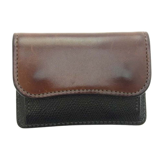 WILDSWANS ワイルドスワンズ TONGUE タング サドルプルアップ コインケース 小銭入れ コンパクトウォレット 財布 ブラウン系 ブラック系【中古】