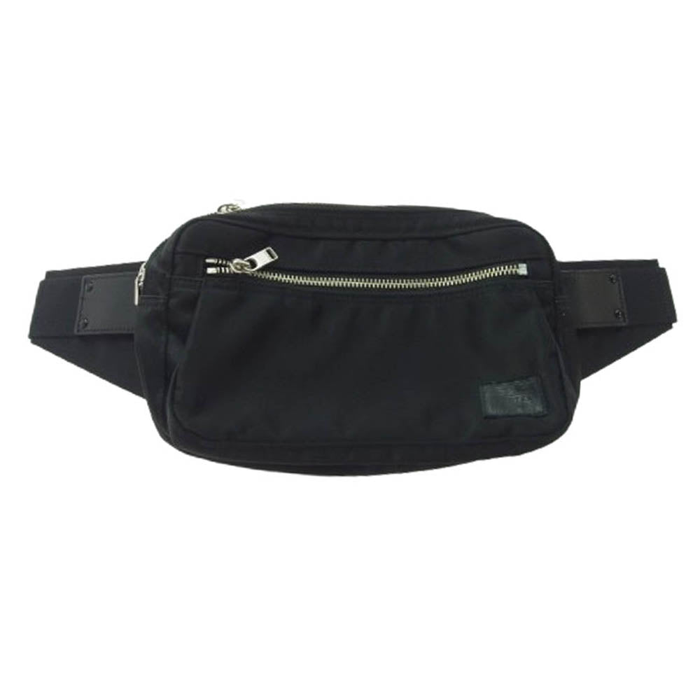 PORTER ポーター LIFT WAIST BAG リフト ナイロン ボディバッグ ウエストバッグ ブラック系【中古】