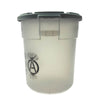 NEIGHBORHOOD ネイバーフッド 222DLTHN-AC04 SRL THOR P-ROUND CONTAINER 12L コンテナ ゴミ箱 ダストボックス グレー系 12L【極上美品】【中古】