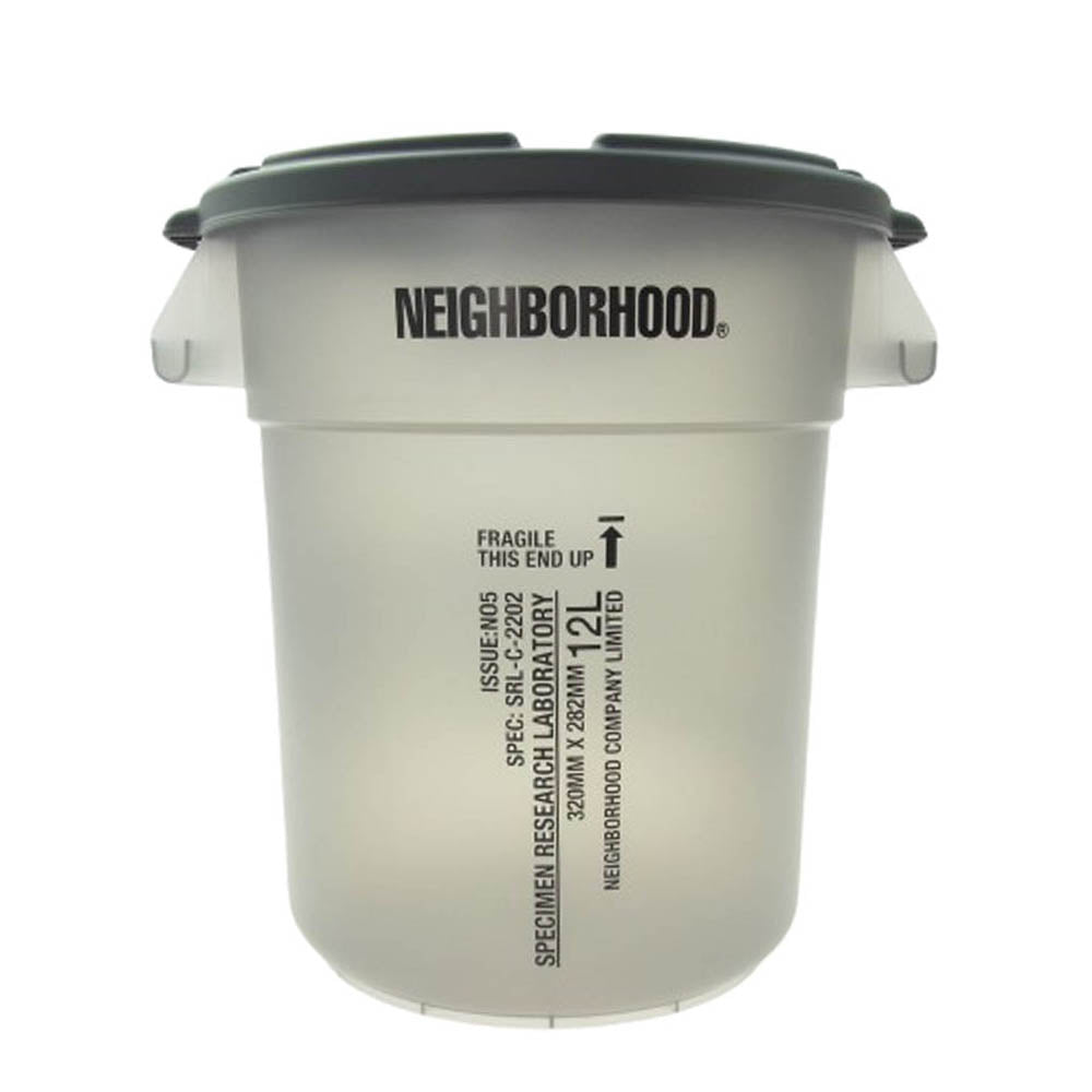 NEIGHBORHOOD ネイバーフッド 222DLTHN-AC04 SRL THOR P-ROUND CONTAINER 12L コンテナ ゴミ箱 ダストボックス グレー系 12L【極上美品】【中古】