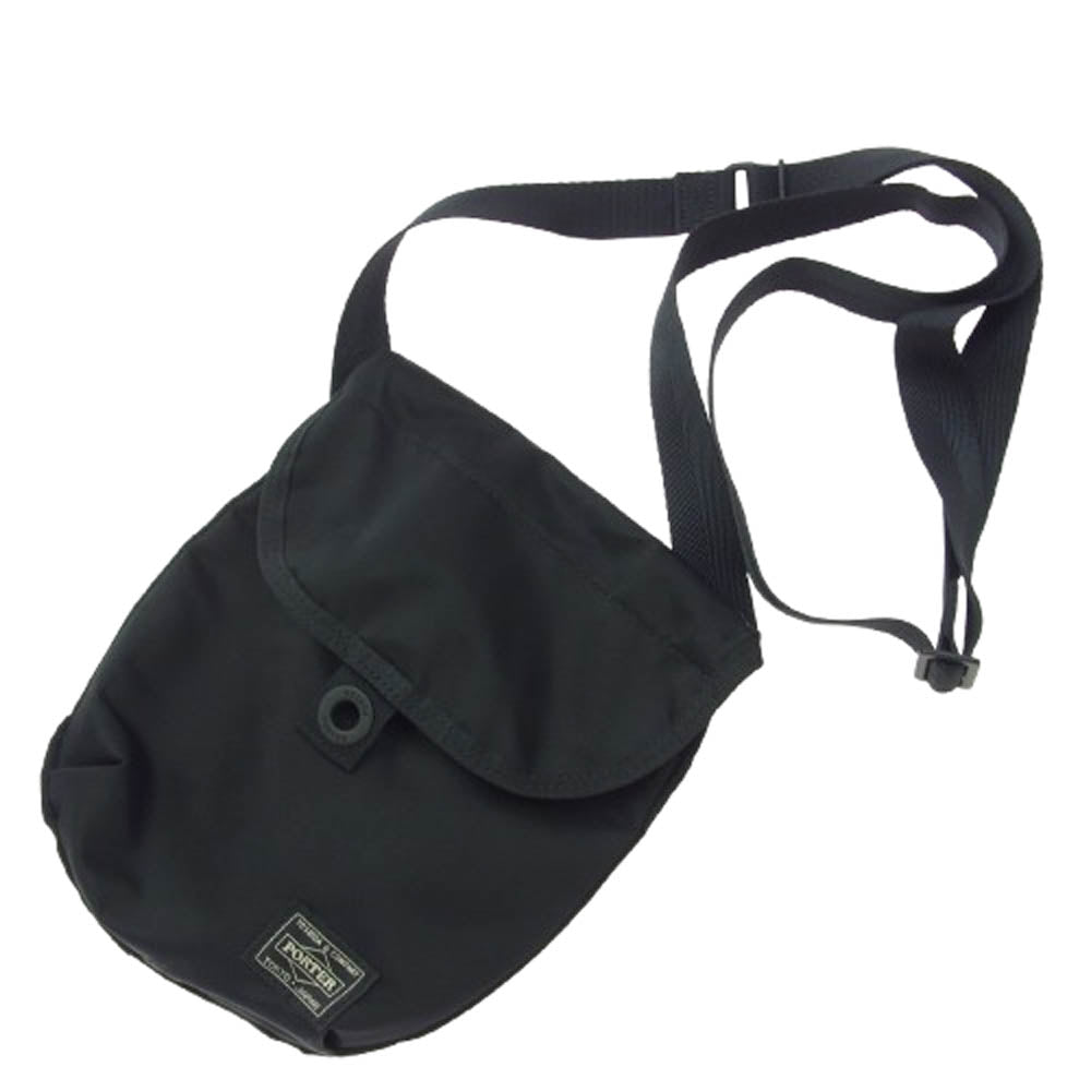 PORTER ポーター FRAME SHOULDER BAG フレーム ショルダー バッグ ブラック系【中古】