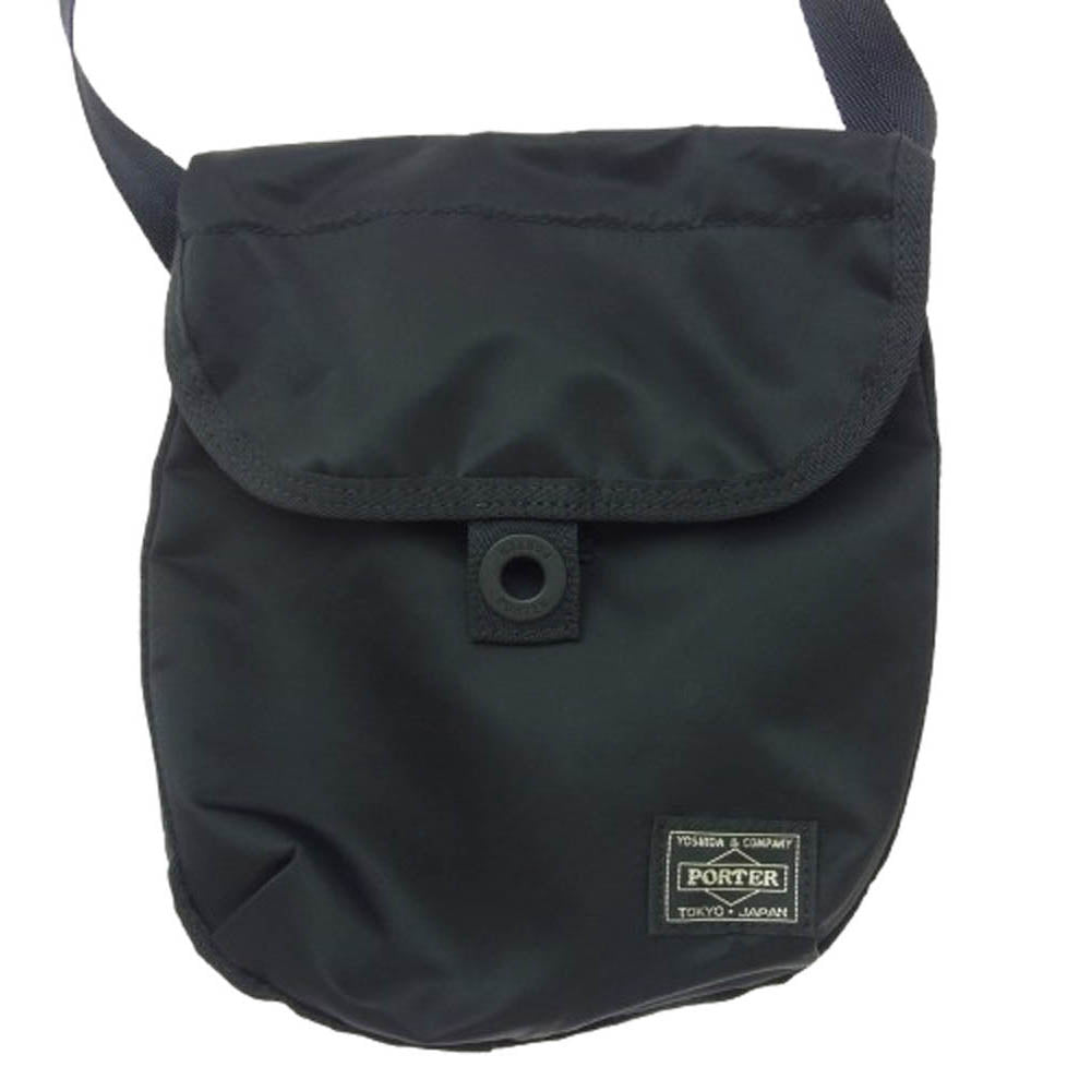 PORTER ポーター FRAME SHOULDER BAG フレーム ショルダー バッグ ブラック系【中古】