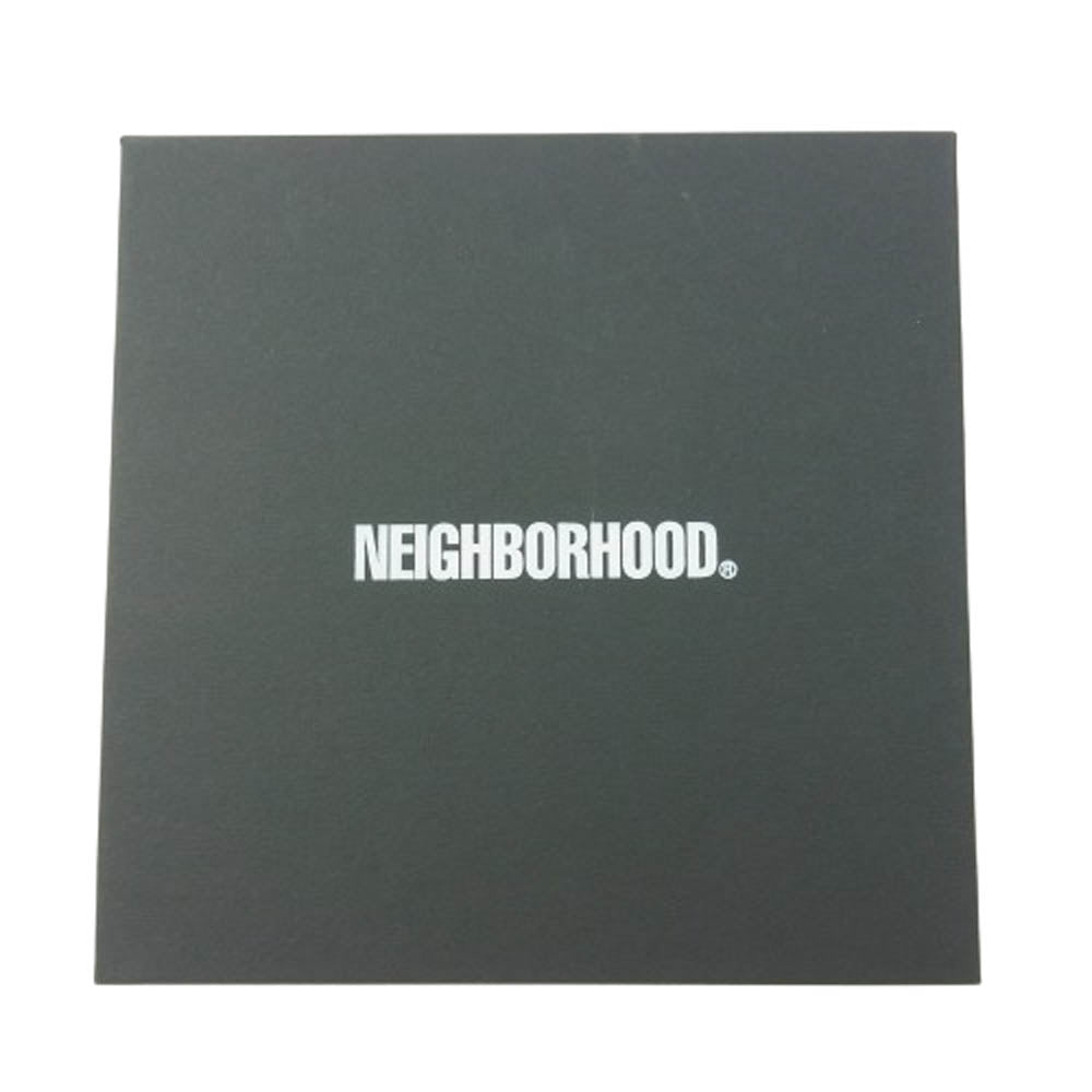 NEIGHBORHOOD ネイバーフッド 232PKNH-AC02 LEATHER WIDE BELT レザー ワイド ベルト ブラック系【極上美品】【中古】