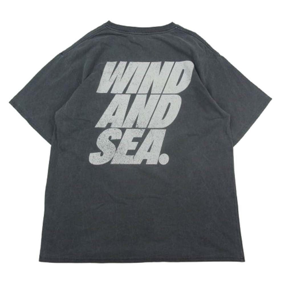 WIND AND SEA ウィンダンシー WDS-O-CLC-25-Q3-CS-06 BACK LOGO SS TEE バックロゴ 半袖 Tシャツ グレー系 M【中古】
