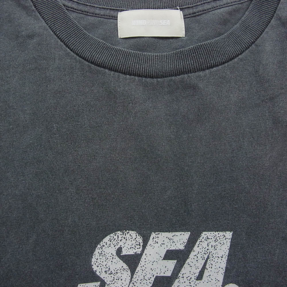 WIND AND SEA ウィンダンシー WDS-O-CLC-25-Q3-CS-06 BACK LOGO SS TEE バックロゴ 半袖 Tシャツ グレー系 M【中古】