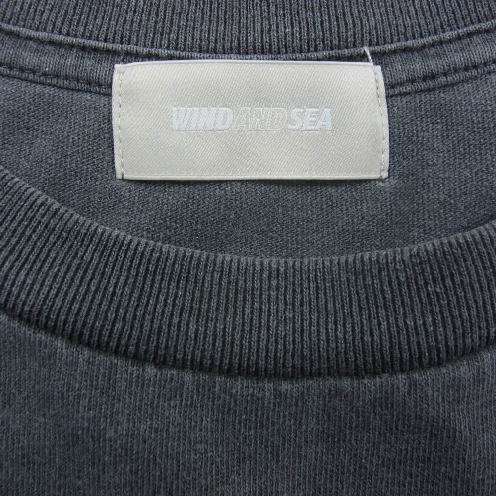 WIND AND SEA ウィンダンシー WDS-O-CLC-25-Q3-CS-06 BACK LOGO SS TEE バックロゴ 半袖 Tシャツ グレー系 M【中古】