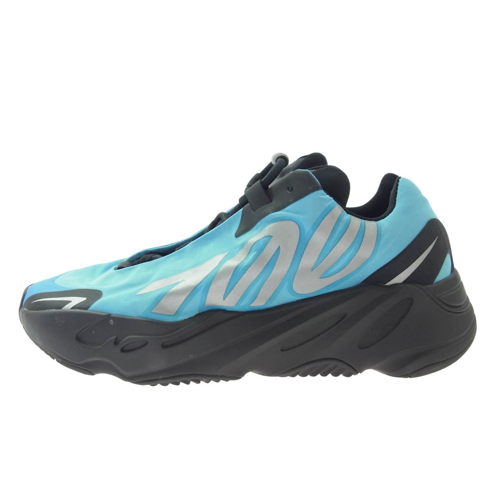 adidas アディダス GZ3079 YEEZY 700 MNVN Bright Cyan Black イージー700 ブライトシアン ブラック ローカット スニーカー ブラック系 ブルー系 27cm【中古】