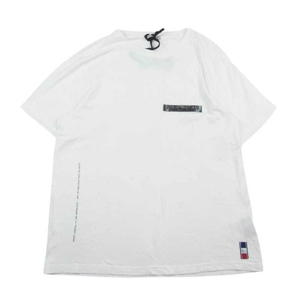 MONCLER モンクレール E109U8000550 8391Q FRAGMENT DESIGN フラグメント デザイン 半袖 Tシャツ ホワイト系 M【中古】