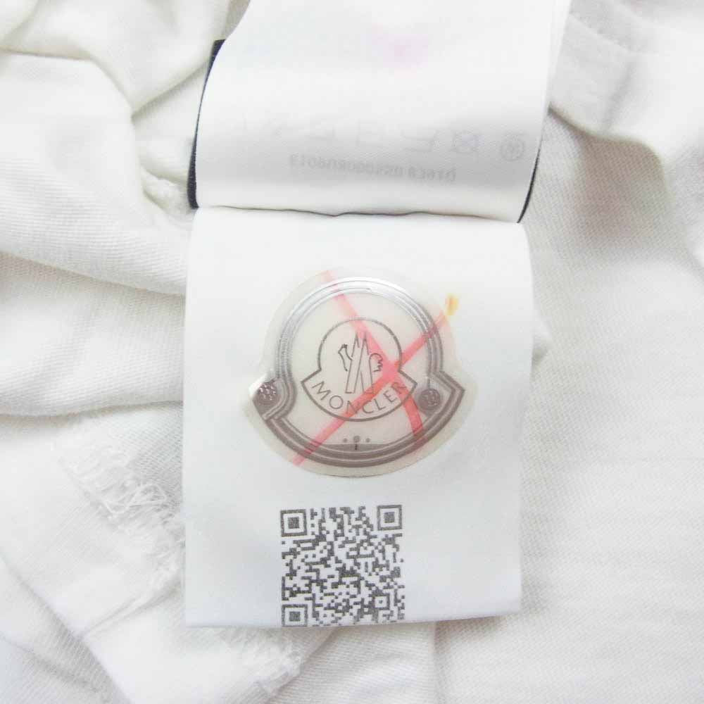 MONCLER モンクレール E109U8000550 8391Q FRAGMENT DESIGN フラグメント デザイン 半袖 Tシャツ ホワイト系 M【中古】