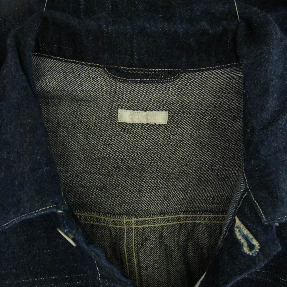 COMOLI コモリ 24SS Z01-01001 DENIM JACKET デニム ジャケット ネイビー系 2【中古】