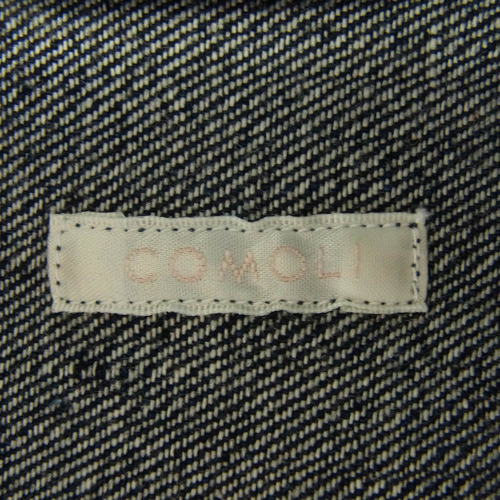COMOLI コモリ 24SS Z01-01001 DENIM JACKET デニム ジャケット ネイビー系 2【中古】