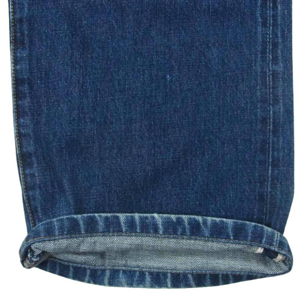 Levi's リーバイス J22 502 ジップフライ 赤耳 テーパード デニム パンツ 日本製 インディゴブルー系 W36 L36【中古】