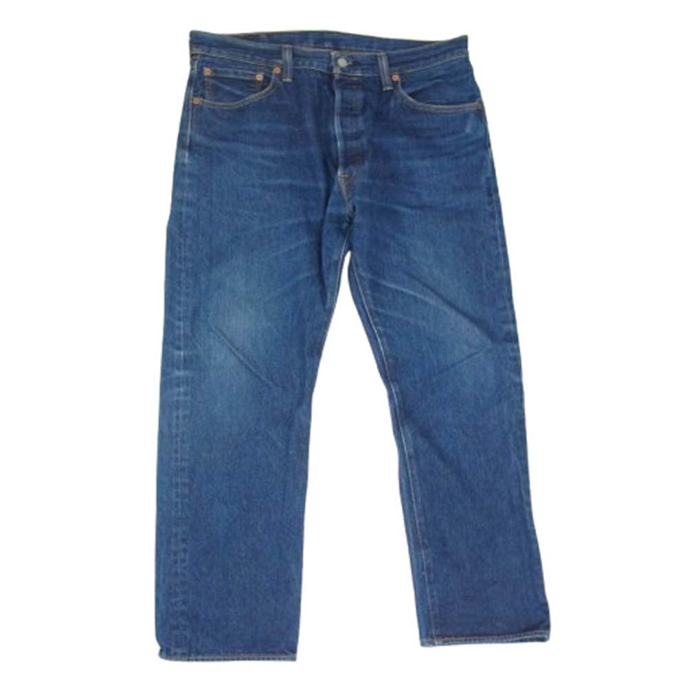 Levi's リーバイス PC9-00501-0000 501 ボタンフライ ストレート デニム パンツ インディゴブルー系 36【中古】