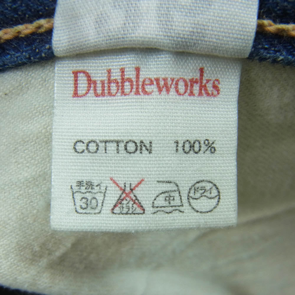 DUBBLEWORKS ダブルワークス 6601XX ボタンフライ デニム パンツ 日本製 インディゴブルー系 W36 L34【中古】