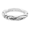 CHROME HEARTS クロムハーツ（原本無） SCRL BAND スクロール バンド リング シルバー系 14号【中古】