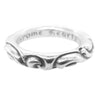 CHROME HEARTS クロムハーツ（原本無） SCRL BAND スクロール バンド リング シルバー系 14号【中古】