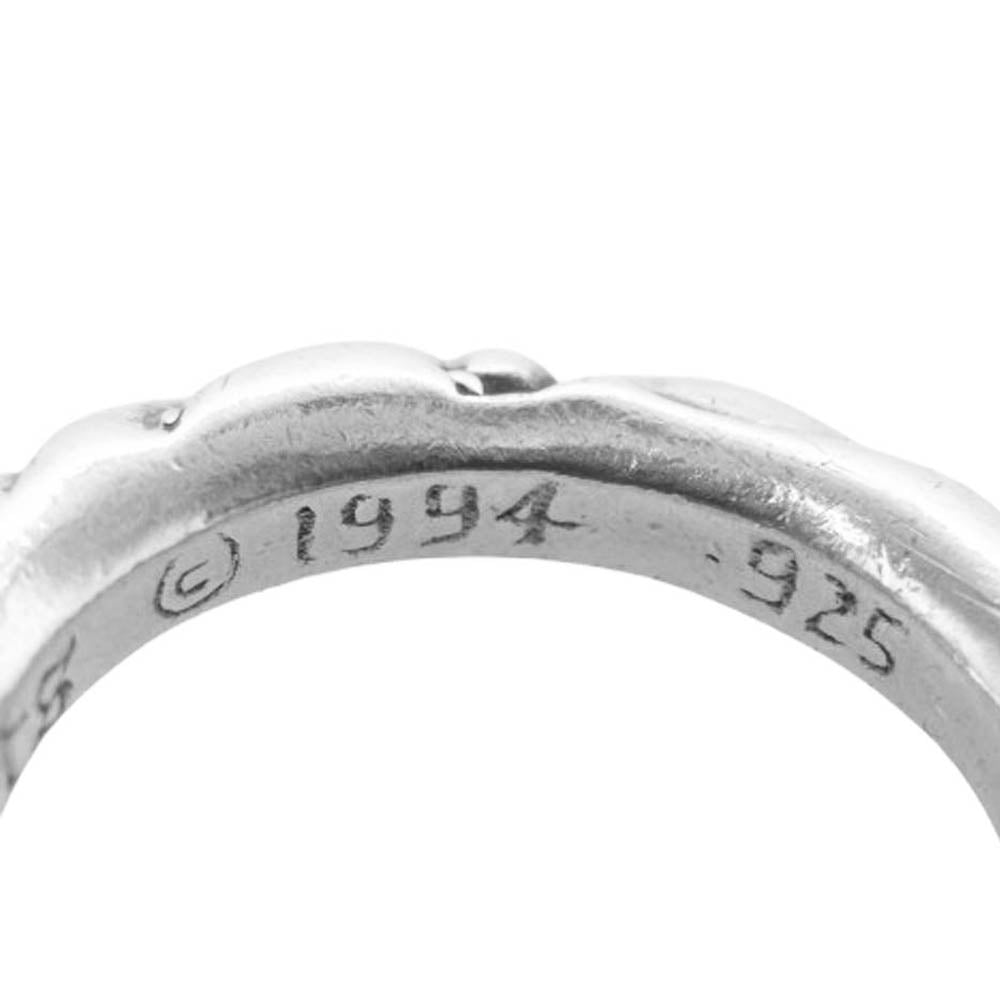 CHROME HEARTS クロムハーツ（原本無） SCRL BAND スクロール バンド リング シルバー系 14号【中古】