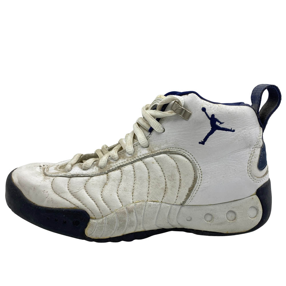 NIKE ナイキ 136000-101 観賞用 JUMPMAN PRO ジャンプマン プロ スニーカー ホワイト系 ネイビー系 26.5cm【中古】