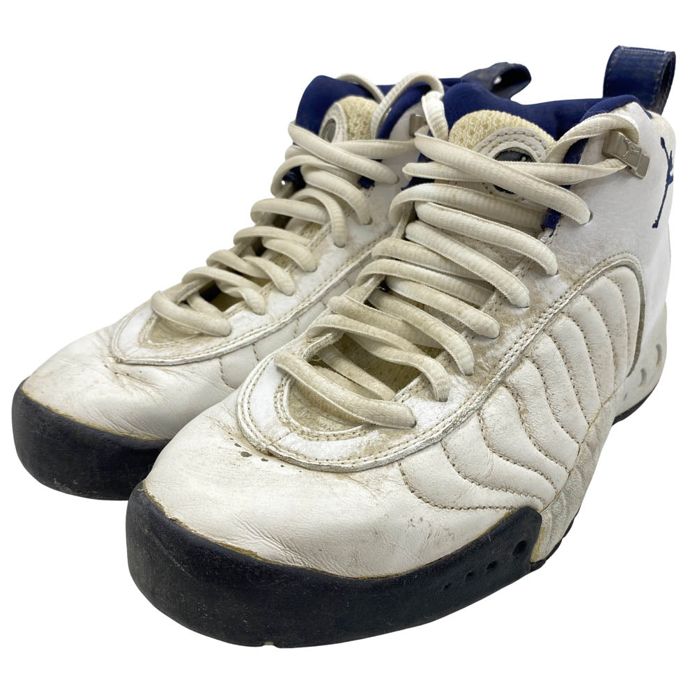 NIKE ナイキ 136000-101 観賞用 JUMPMAN PRO ジャンプマン プロ スニーカー ホワイト系 ネイビー系 26.5cm【中古】