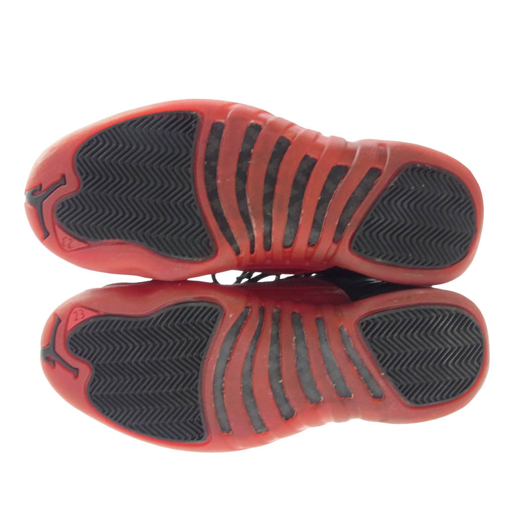 NIKE AIR JORDAN ナイキ ジョーダン 130690-061 観賞用 AIR JORDAN 12 AJ12 1997年製 エアジョーダン スニーカー ブラック系 レッド系 26cm【中古】