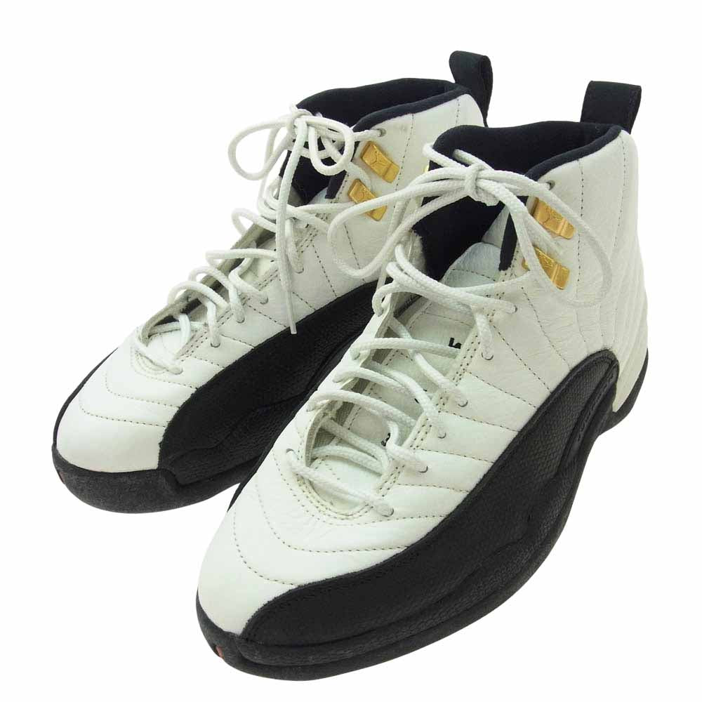 NIKE AIR JORDAN ナイキ ジョーダン 130690-101 観賞用 Air Jordan 12 OG Taxi 1997 AJ12 1997年製 エアジョーダン スニーカー ホワイト系 26cm【中古】