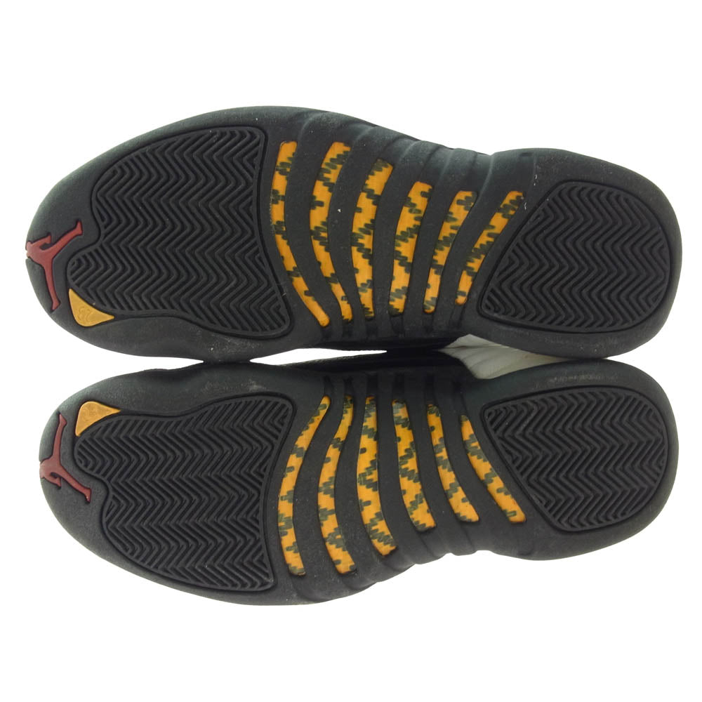 NIKE AIR JORDAN ナイキ ジョーダン 130690-101 観賞用 Air Jordan 12 OG Taxi 1997 AJ12 1997年製 エアジョーダン スニーカー ホワイト系 26cm【中古】