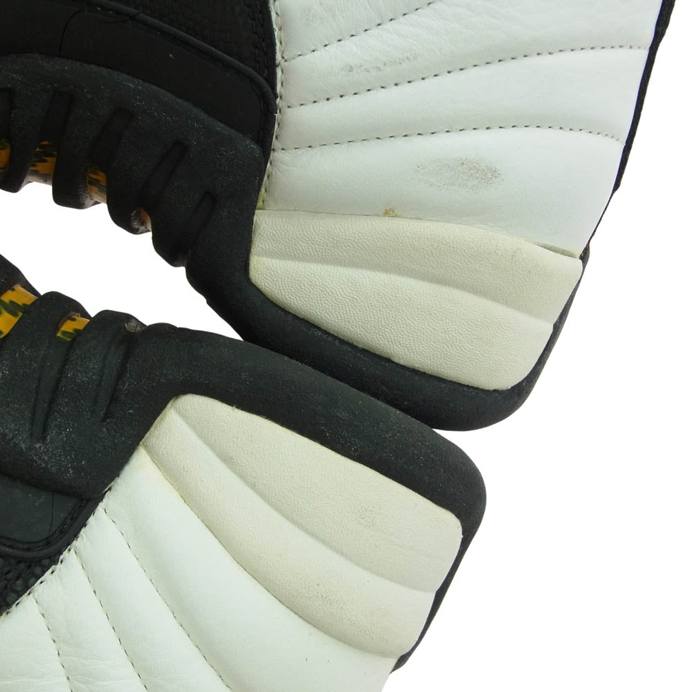 NIKE AIR JORDAN ナイキ ジョーダン 130690-101 観賞用 Air Jordan 12 OG Taxi 1997 AJ12 1997年製 エアジョーダン スニーカー ホワイト系 26cm【中古】