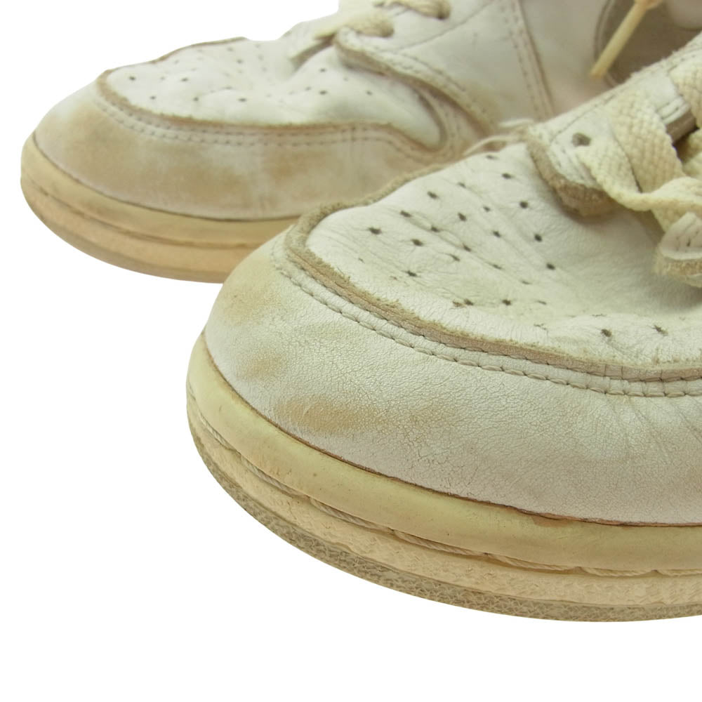 NIKE AIR JORDAN ナイキ ジョーダン 850507-TY1 観賞用 85年製 AIR JORDAN 1 AJ1 エアジョーダン ハイ スニーカー ナチュラル ホワイト系 8.5【中古】