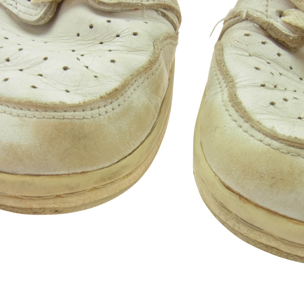 NIKE AIR JORDAN ナイキ ジョーダン 850507-TY1 観賞用 85年製 AIR JORDAN 1 AJ1 エアジョーダン ハイ スニーカー ナチュラル ホワイト系 8.5【中古】