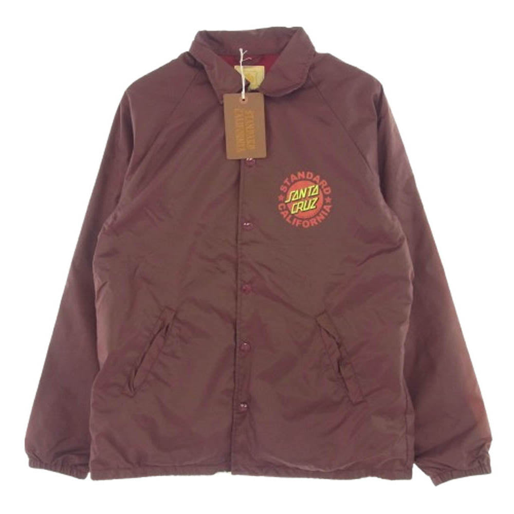 STANDARD CALIFORNIA スタンダードカリフォルニア santa cruz Coach Jacket サンタクルーズ コーチ ジャケット BURGUNDY L【美品】【中古】