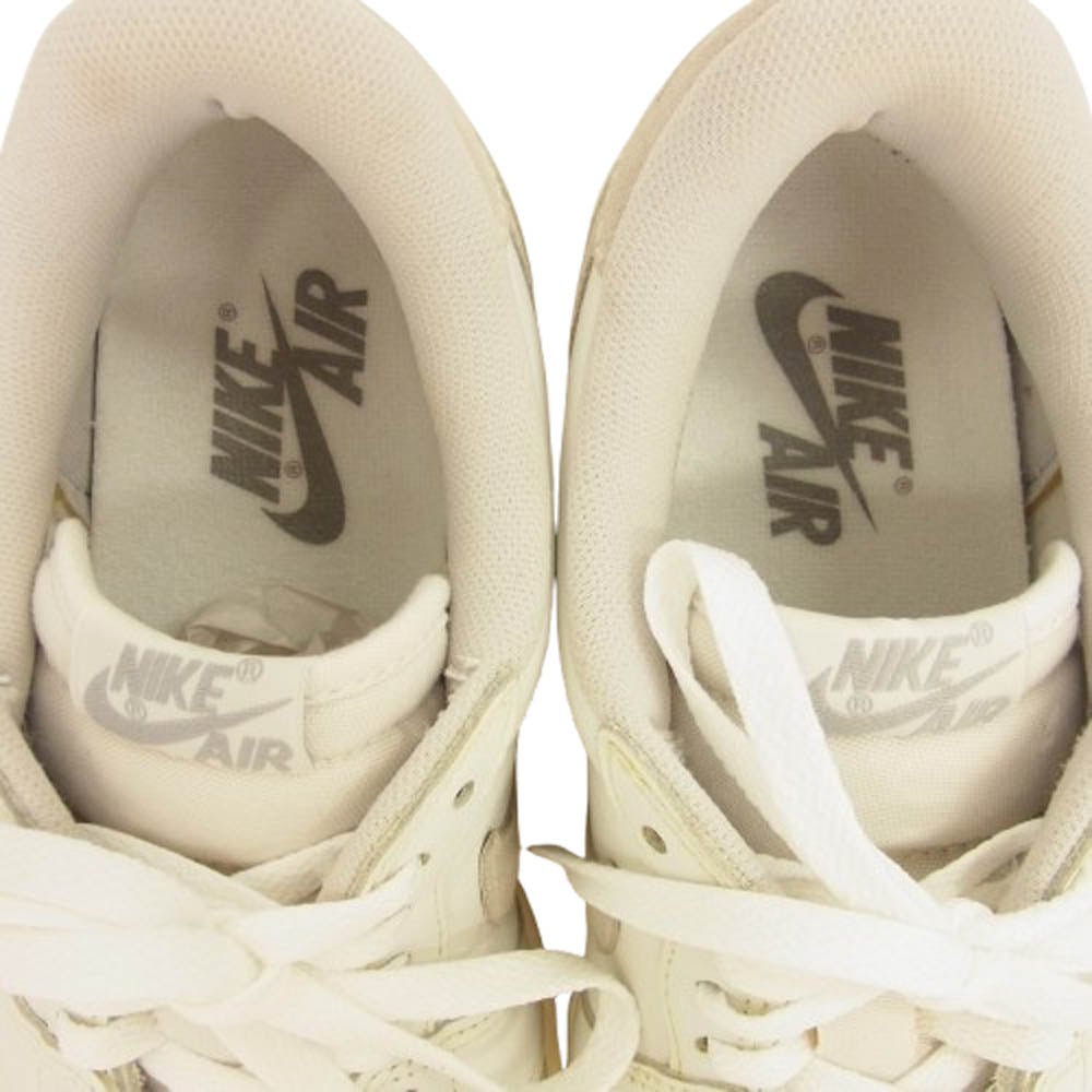 NIKE ナイキ FB9933-100 Air Jordan 1 Low 85 Neutral Grey エアジョーダン1 ロー 85 ニュートラル グレー ホワイト系 27.5cm【中古】