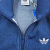 adidas アディダス JC6233 DENIM FIREBIRD TRACKTOP ミディアムブルーデニム ファイヤー バード トラック トップ ジャケット インディゴブルー系 M【極上美品】【中古】