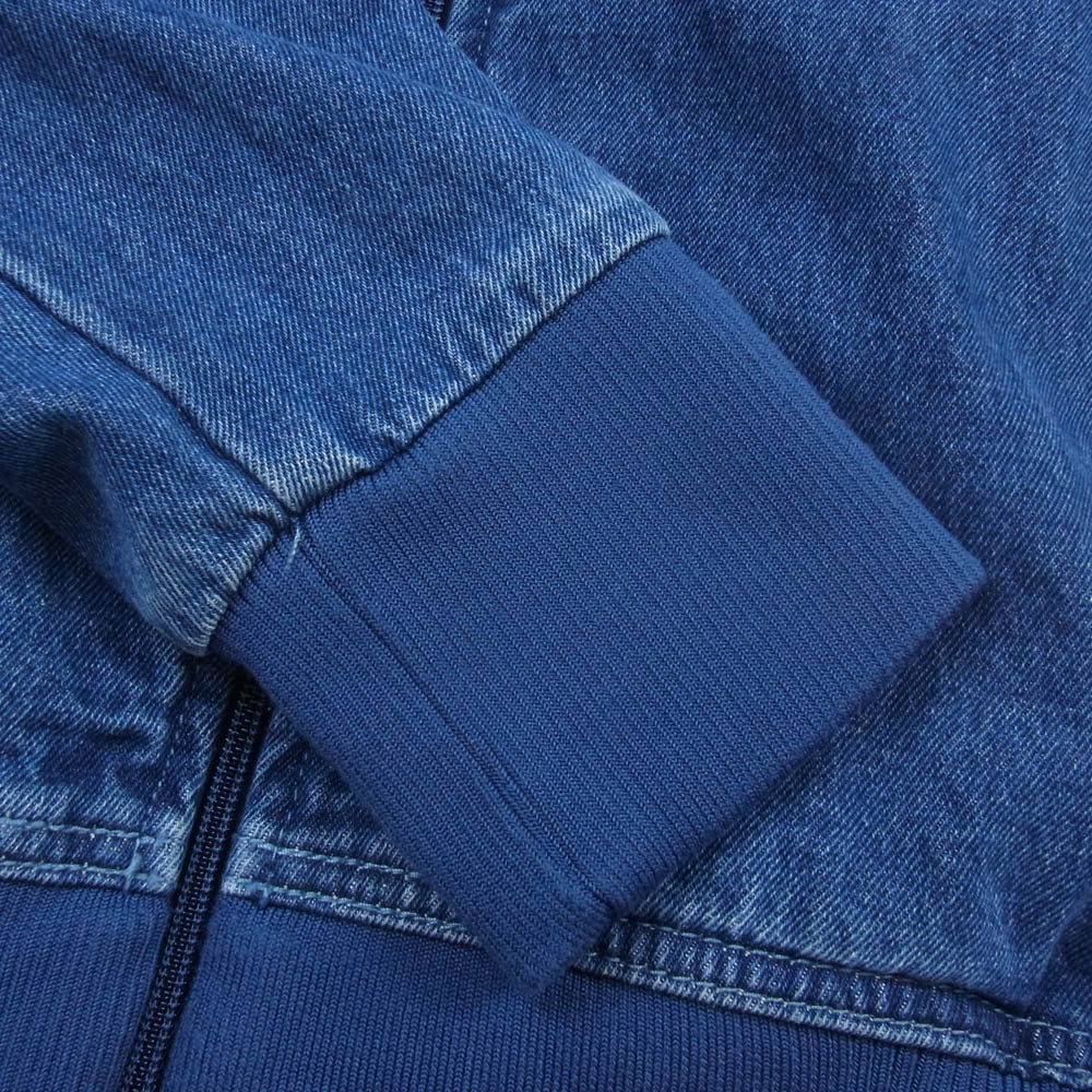 adidas アディダス JC6233 DENIM FIREBIRD TRACKTOP ミディアムブルーデニム ファイヤー バード トラック トップ ジャケット インディゴブルー系 M【極上美品】【中古】