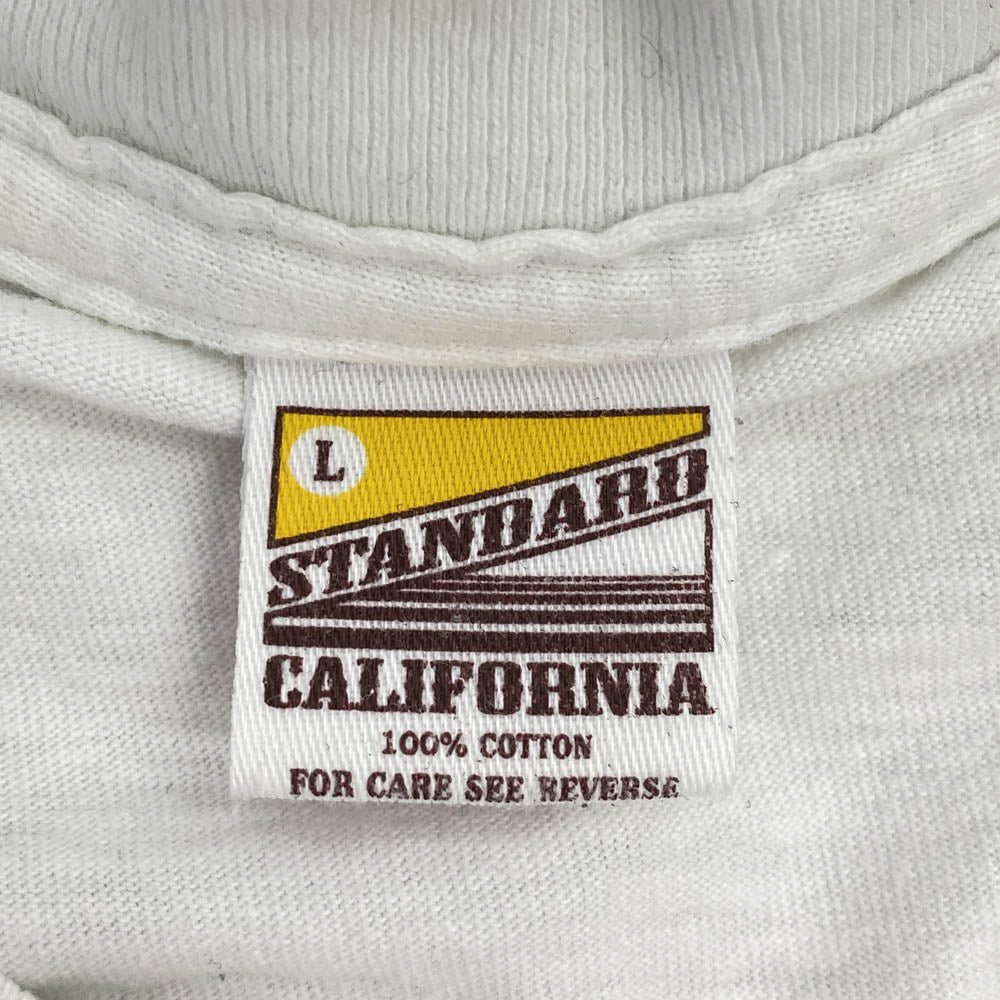 STANDARD CALIFORNIA スタンダードカリフォルニア SWEET CALIFORNIA キャラクター ロゴ 半袖 Tシャツ ホワイト ホワイト系 L【中古】