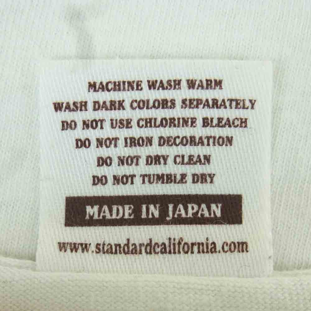 STANDARD CALIFORNIA スタンダードカリフォルニア UNITED WE STANDARD ポケット ロゴ 半袖 Tシャツ ホワイト系 L【中古】