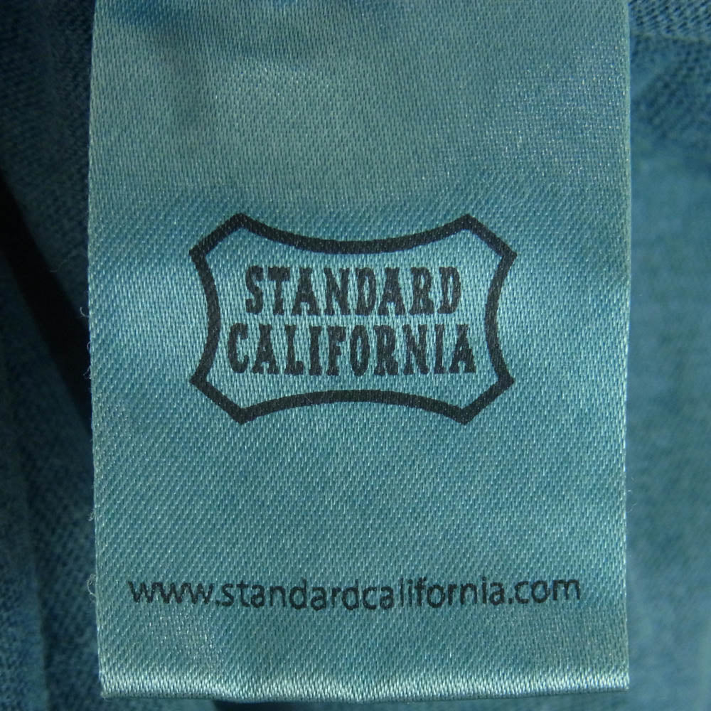STANDARD CALIFORNIA スタンダードカリフォルニア UNITED WE STANDARD ポケット ロゴ 半袖 Tシャツ ネイビー系 L【中古】