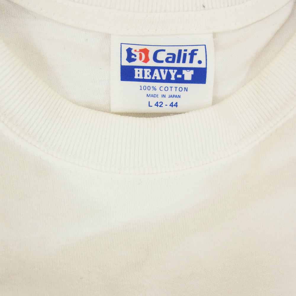 STANDARD CALIFORNIA スタンダードカリフォルニア STANDARD CALIF. ポケット ロゴ 半袖 Tシャツ ホワイト系 L【中古】