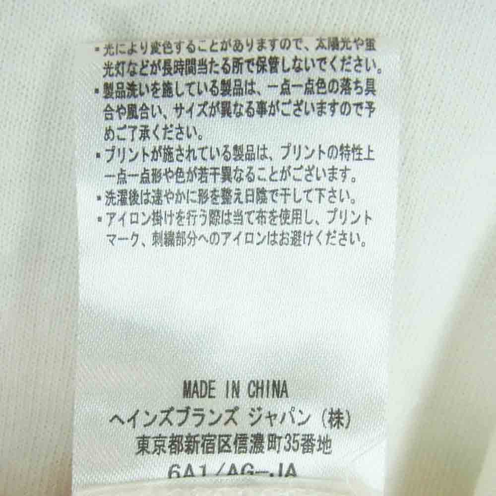 STANDARD CALIFORNIA スタンダードカリフォルニア C8-P316 03 ロゴ 半袖 Tシャツ コットン 中国製 ホワイト系 イエロー系 M【中古】