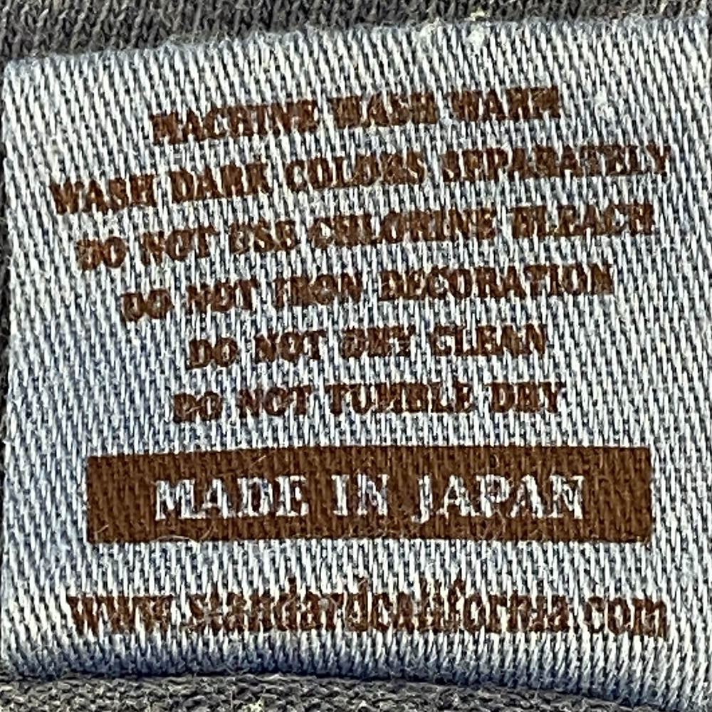 STANDARD CALIFORNIA スタンダードカリフォルニア 胸元 STANDARD CALIFORNIA ホワイト ロゴ 半袖 Tシャツ ネイビー ネイビー系 L【中古】