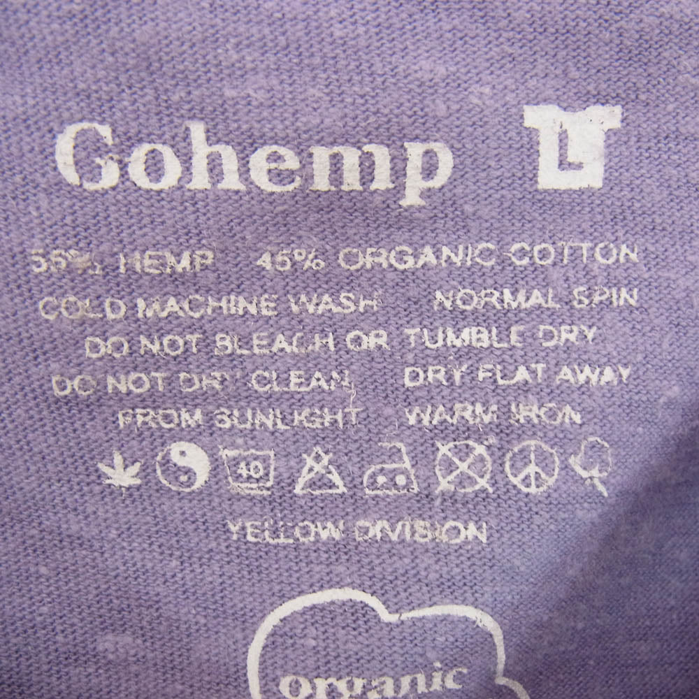 STANDARD CALIFORNIA スタンダードカリフォルニア 胸ロゴ 半袖 Tシャツ パープル系 L【中古】