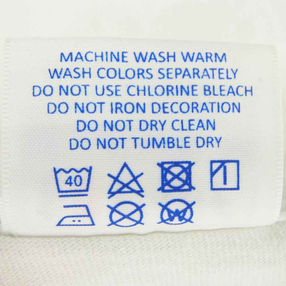 STANDARD CALIFORNIA スタンダードカリフォルニア SDCA フチ赤 ネイビー ロゴ 半袖 Tシャツ ホワイト ホワイト系 L【中古】