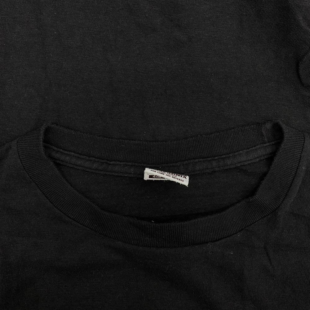 STANDARD CALIFORNIA スタンダードカリフォルニア 胸元 STANDARD CALIFORNIA コウモリ ロゴ 半袖 Tシャツ ブラック ブラック系 L【中古】