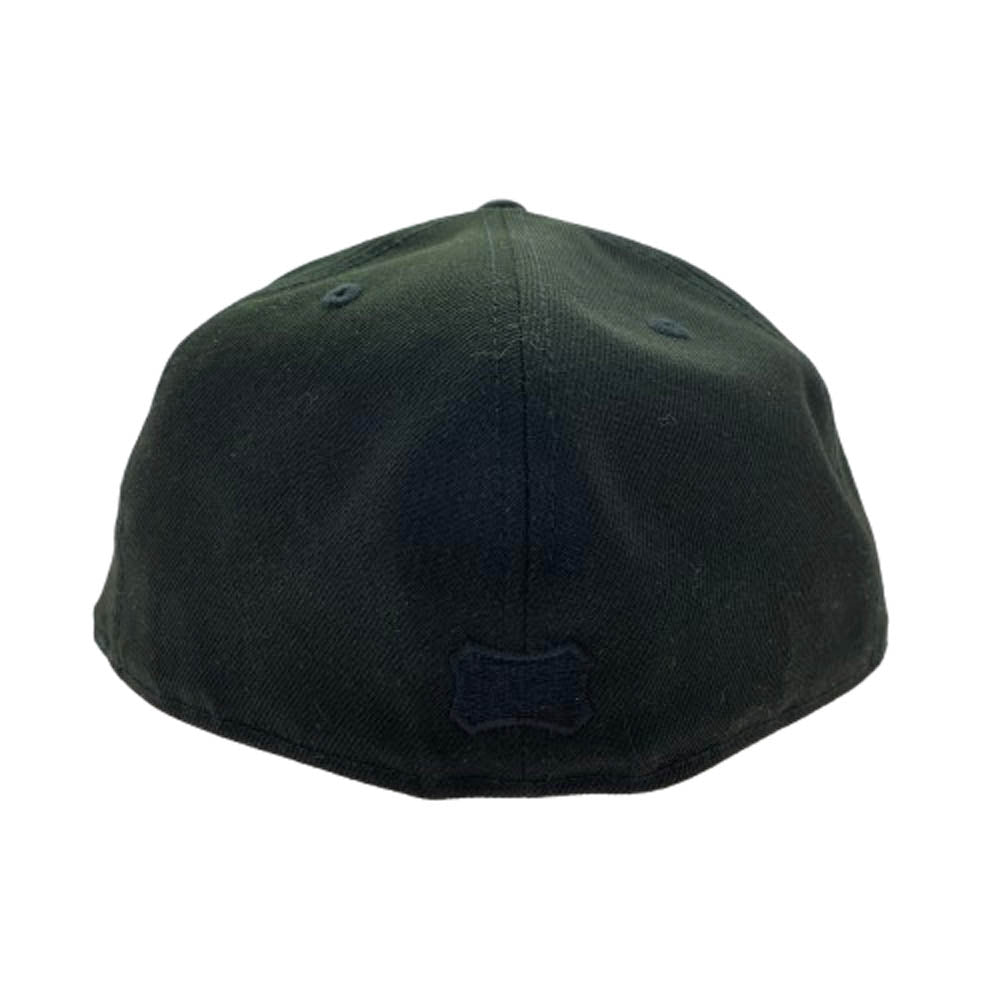 STANDARD CALIFORNIA スタンダードカリフォルニア NEW ERA ニューエラ SD ロゴ オールブラック 帽子 ブラック系 59.6cm【中古】